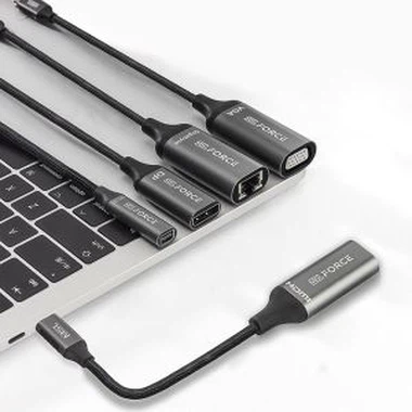 USB C Adapter HDMI VGA Ethernet