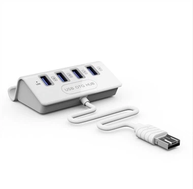 USB 2.0 OTG MultiPort HUB With Phone Stand Holder