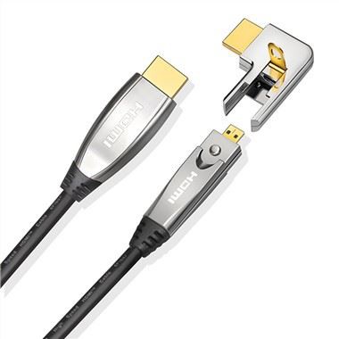 AOC HDMI 2.0 TYPE-A To TYPE-D At Right Angle