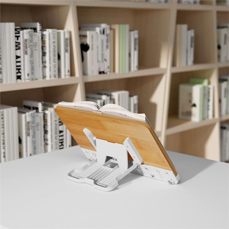 Laptop IPad Pro Stand With Book Clip Holder