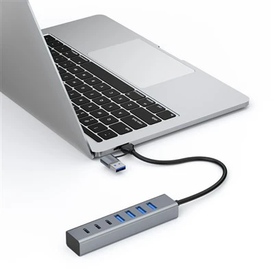 7Port USB 3.0 Super-Speed HUB With Power Supply