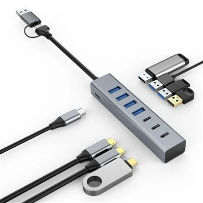 USB3.2 Gen1(5Gbps) 3xUSB C And 4xUSB A